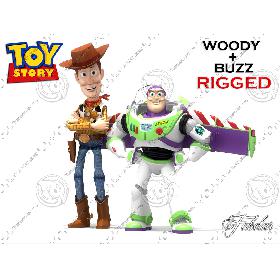 3D模型-Buzz & Woody rigged